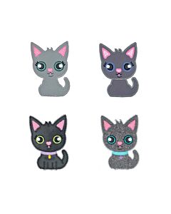 GO! Kitten Set Embroidery by V-Stitch Designs