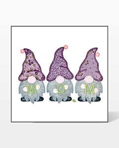 GO! Love Mom Gnomes Embroidery by V-Stitch Designs