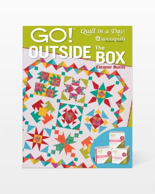 GO! Outside the Box Pattern Book by Eleanor Burns - AccuQuilt