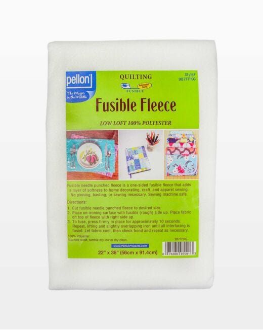 What is fusible fleece? (And what can you make with it?) - Quilt