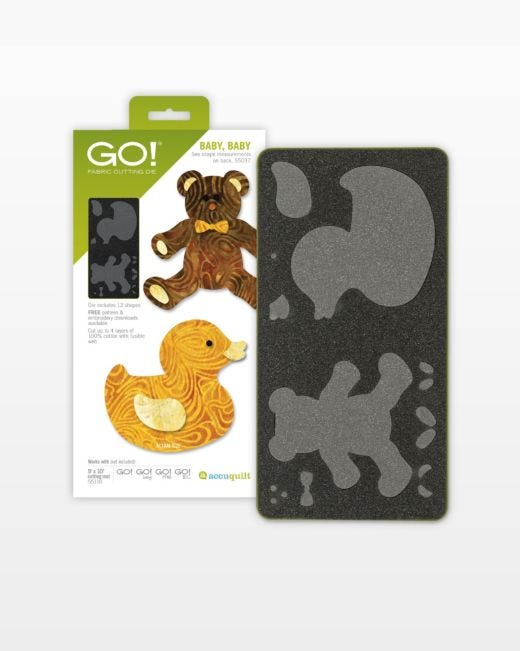  AccuQuilt GO! Baby Fabric Cutting Dies; Stems & Leaves