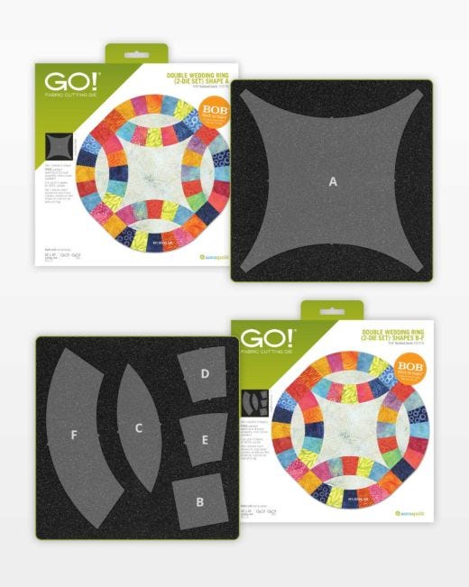 Accuquilt double on sale wedding ring