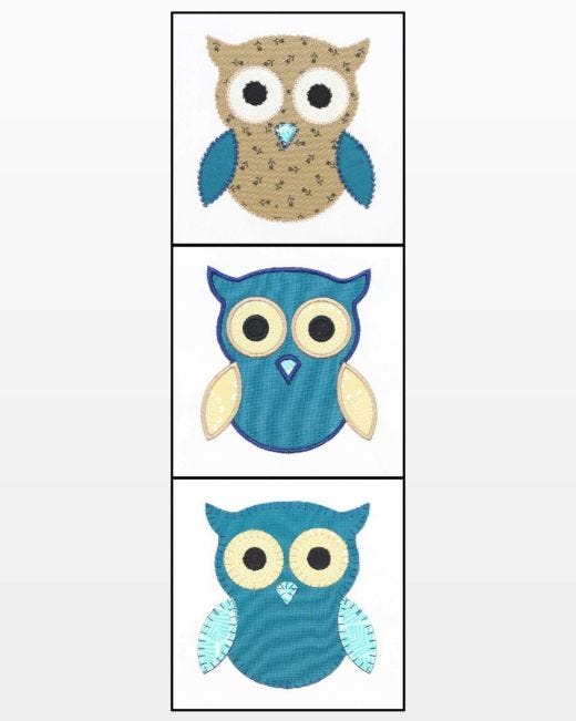 Download Go Owl Embroidery Designs Accuquilt
