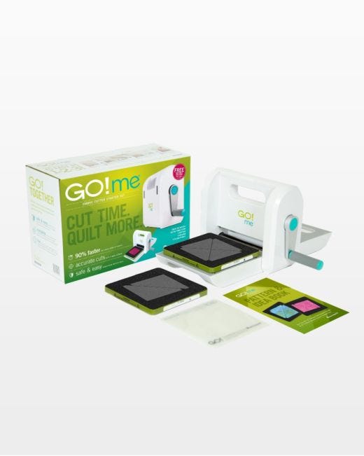 AccuQuilt GO! Me Fabric Cutter Starter Set