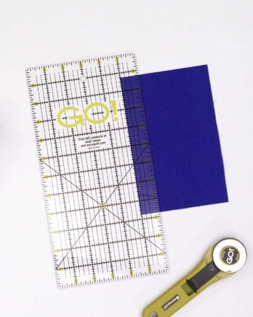 Fabric Cutting Ruler