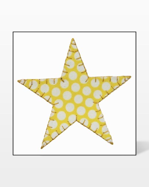 Instant Download Star Pack Embroidery Design