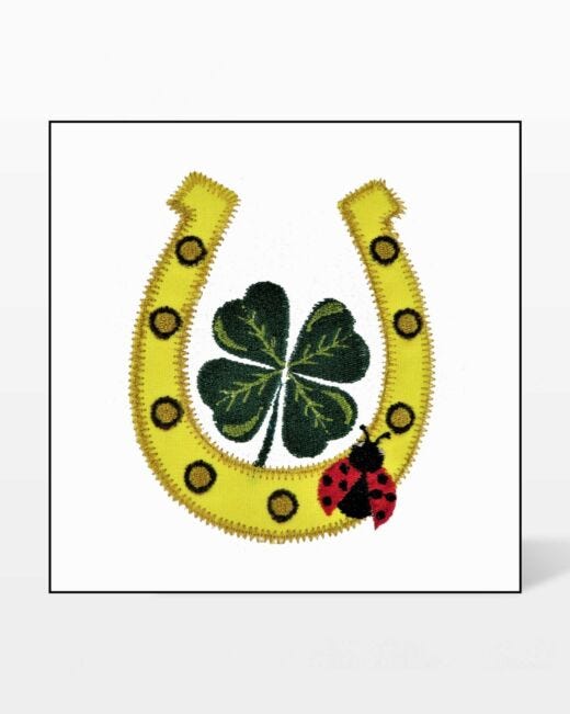 GO! Lucky Horseshoe Embroidery Specialty Designs AccuQuilt