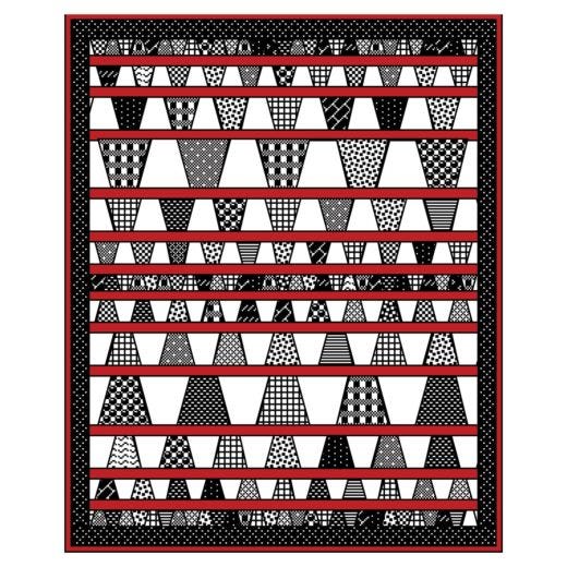 Studio Tumbled Tumblers Quilt Pattern AccuQuilt