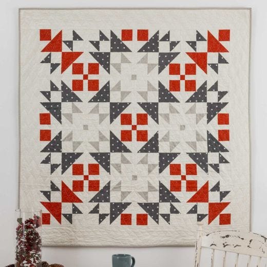 GO! Scandinavian Crazy Winter Quilt Pattern - AccuQuilt