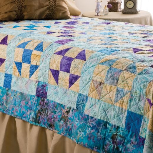 GO! Waterfall Quilt Pattern - AccuQuilt