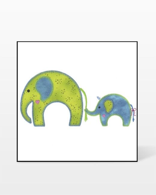 Go Mom And Baby Elephant Embroidery Design By V Stitch Designs,Blue Coastal Living Room Design Ideas