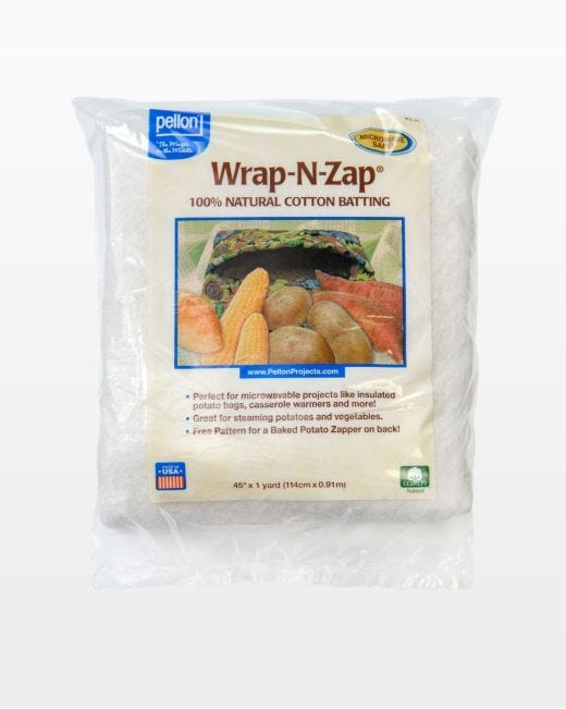 Pellon Wrap N Zap 100 Natural Batting AccuQuilt