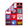 Reversible T-Shirt Quilt Kit with Sash-In-A-Dash