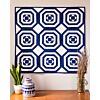 Studio Blue Pineapple Rings Throw Quilt Pattern