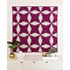 Studio Raspberry Ripple Pineapple Throw Quilt Pattern