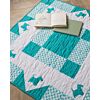 GO! Blue Gingham Scottie Dog Wall Hanging Pattern