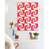 GO! Raspberry Swirl Wall Hanging Pattern