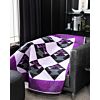 GO! Purple Pansy Baskets Throw Quilt Pattern