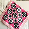 GO! Churning Nine Patch Star Throw Quilt Pattern