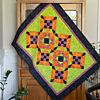 GO! Halloween Nine Patch Star Throw Quilt Pattern