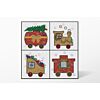 GO! Christmas Train Embroidery by V-Stitch Designs (VQ-CT1)