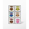 GO! Hoot Hoot Hooray! Wall Hanging Pattern (PQ10507) - made with GO! Owl Embroidery by V-Stitch Designs (VQ-OLE) - Sold Separately