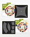 GO! Double Wedding Ring-(11 1/2" Finished) (2-Die Set)