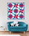 GO! Stars Aplenty! Wall Hanging Pattern