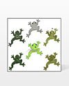 GO! Leaping Frogs 2 Embroidery Designs by V-Stitch Designs