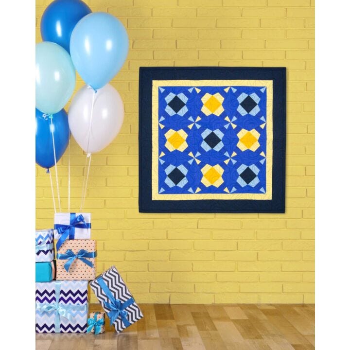 GO! Piñata Party Hats Wall Hanging Pattern - AccuQuilt