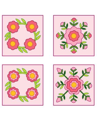 Studio Rose Sampler Quilt Pattern