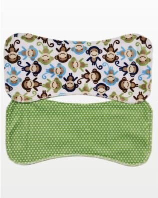 Studio Reversible Baby Burp Cloth Pattern