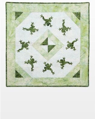GO! Dancing Frogs Wall Hanging Pattern