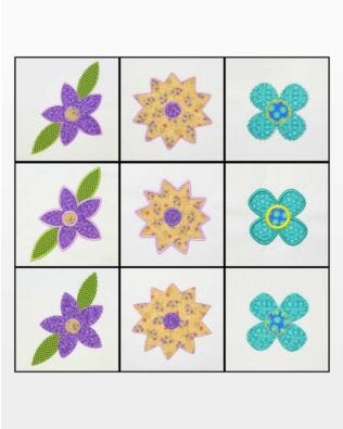 GO! Flower Bunch Embroidery Designs