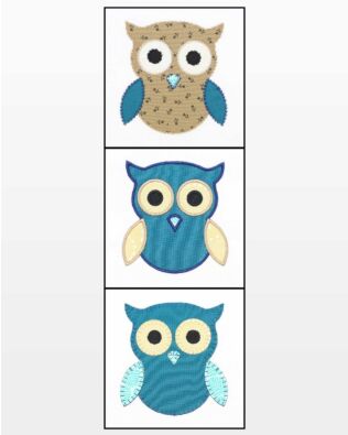 GO! Owl Embroidery Designs
