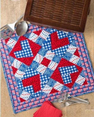 GO! Picnic Love Throw Quilt Pattern