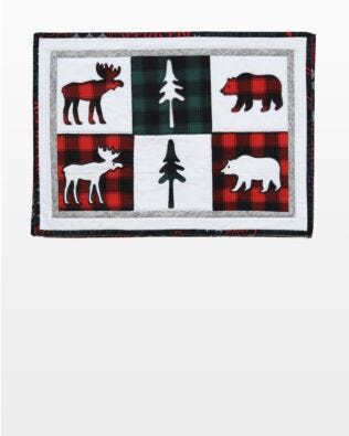 GO! Northwoods Medley Holiday Placemats Pattern