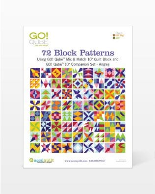 GO! Qube 10" Companion Set Angles-72 Block Patterns Booklet
