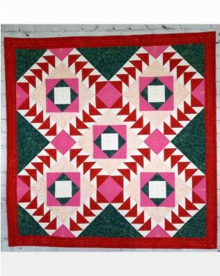 Camellia Throw Quilt Pattern