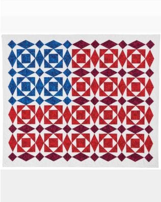 Star Spangled Banner Throw Quilt Pattern