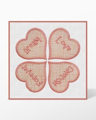 GO! Candy Hearts Machine Embroidery Set by Marjorie Busby (BQ-CHe)
