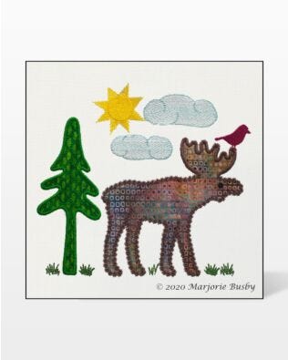 GO! Northwoods Quilt Blocks Machine Embroidery Set by Marjorie Busby