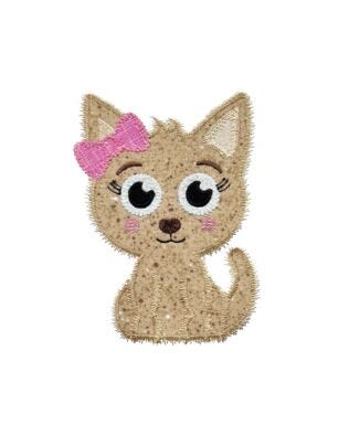 GO! Kitten Girl Embroidery Design by Creative Appliques