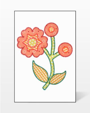 Studio Round Flower (3-Die Set) Embroidery Designs