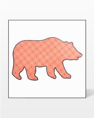 Studio Bear #1 (Jumbo) Embroidery Designs