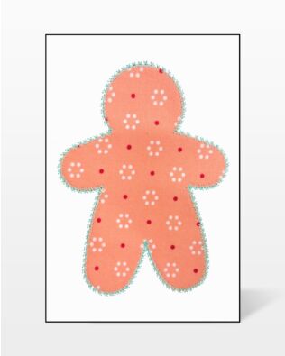 Studio Gingerbread Man #2 (Jumbo) Embroidery Designs