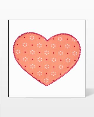 Studio Heart #2 (Large) Embroidery Designs