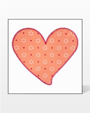 Studio Heart #8 (Jumbo) Embroidery Designs