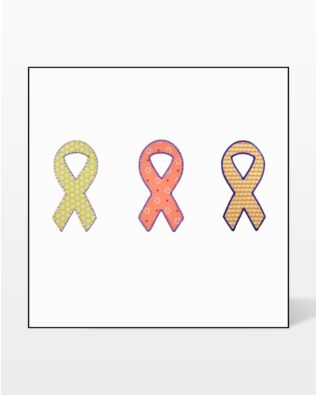 Studio Ribbon-Awareness #2 (Clear Cuts™) (Large) Embroidery Designs