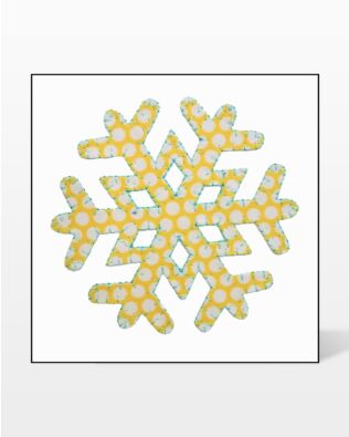 Studio Snowflake #4 (Jumbo) Embroidery Designs 